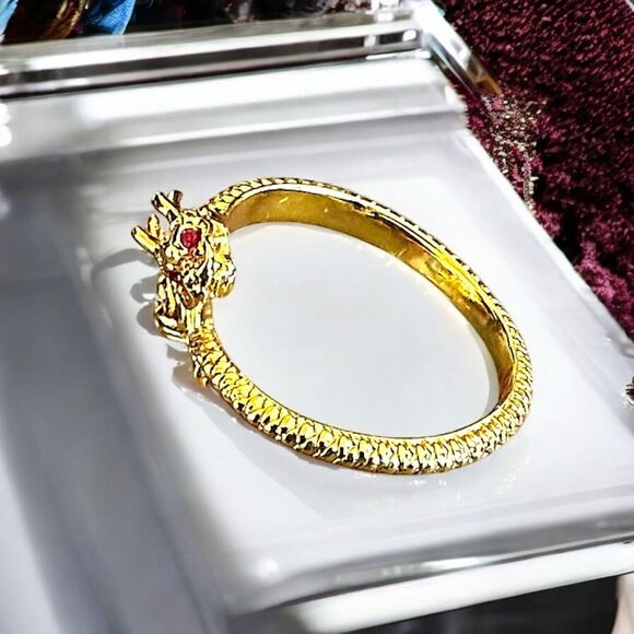 NIB Dragon's Tail Qiankun Lucky Ring, Red Eye Dragon Tail Wrap Ring, Adjustable - Picture 4 of 6